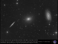 NGC 5981, NGC 5982 and NGC 5985: the Draco Triplet - 30 Apr. 2025.