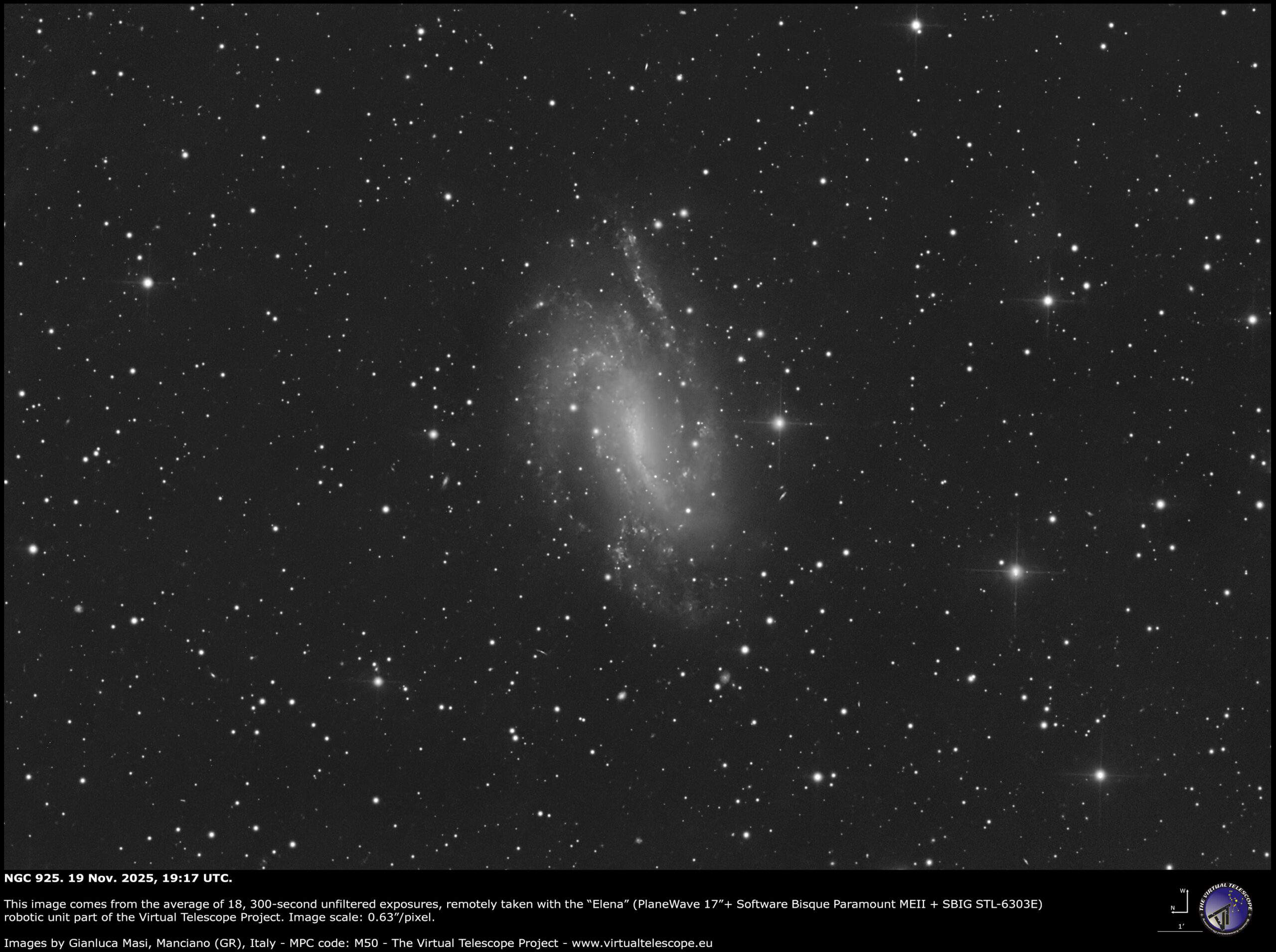 NGC 925. 19 November 2025.