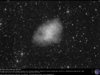 Messier 1, the iconic "Crab Nebula” (NGC 1952).