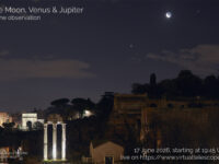 The Moon, Venus 6 Jupiter: poster of the event.