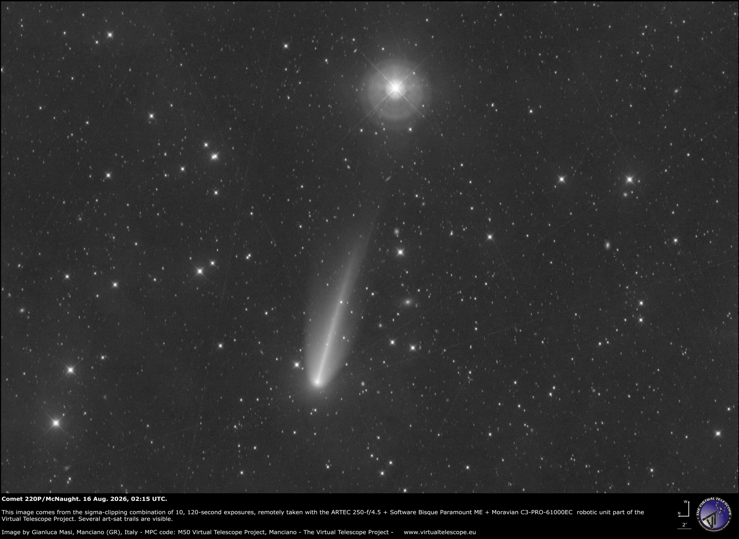 Comet 220P/McNaught. 16 Aug. 2026.