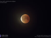 28 August 2026, partial lunar eclipse: poster of the event.